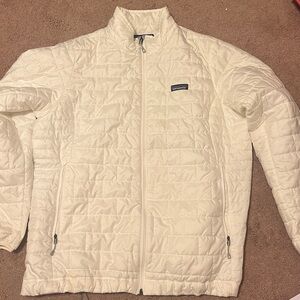 Women’s Patagonia nano puff birch (white) insulated Jacket XXL